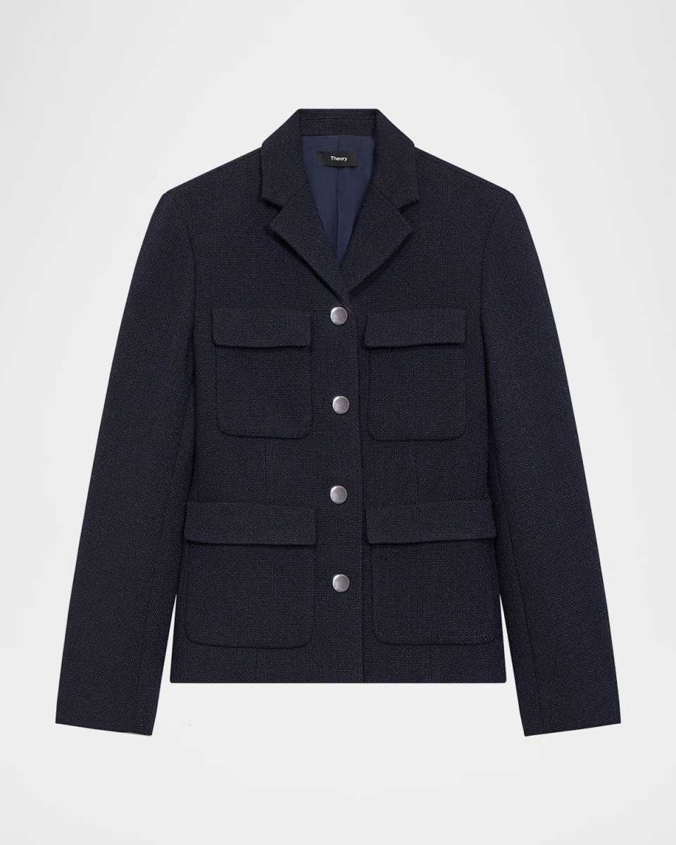 Long-Sleeve Military Jacket
